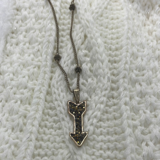 Bronze Arrow Necklace