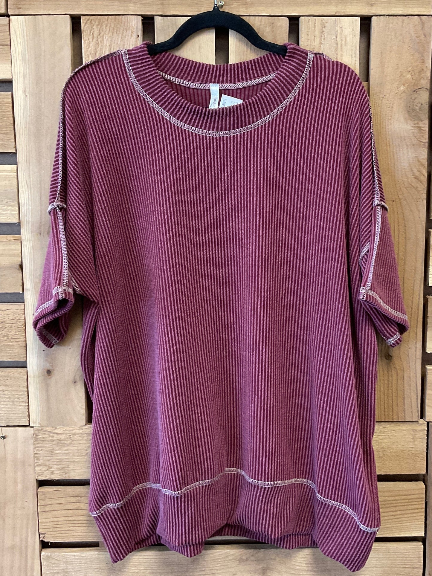 Oversized Stitches SS Tunic