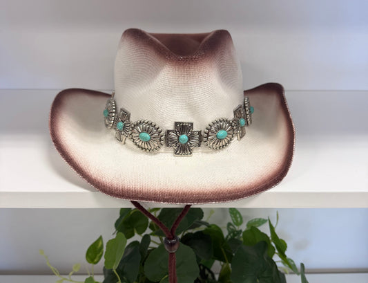 Concho Banded Hat