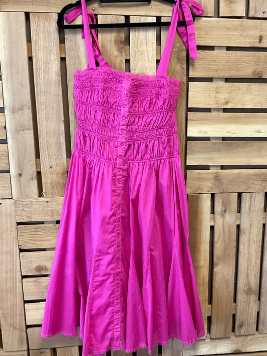 Sleeveless Adjustable Strap Midi Dress