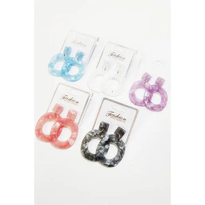 Acrylic Dangle Earrings