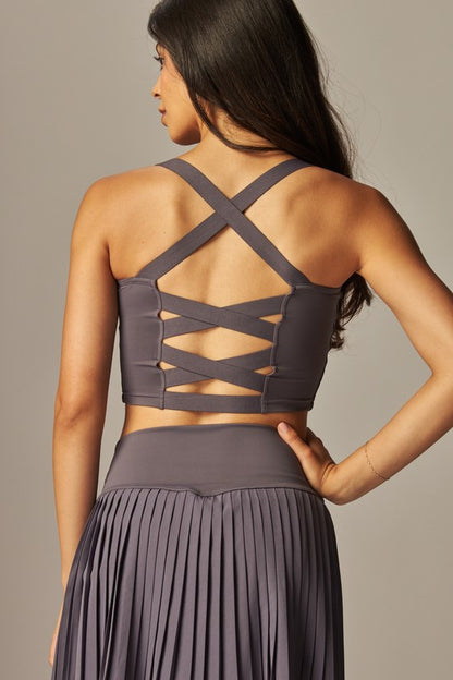 Airlift Yoga Elastic Cross Back Bra