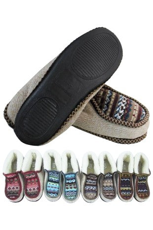 Aztec Tribal Moccasin Slippers