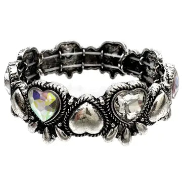 B - Navajo Heart Silver Stretch