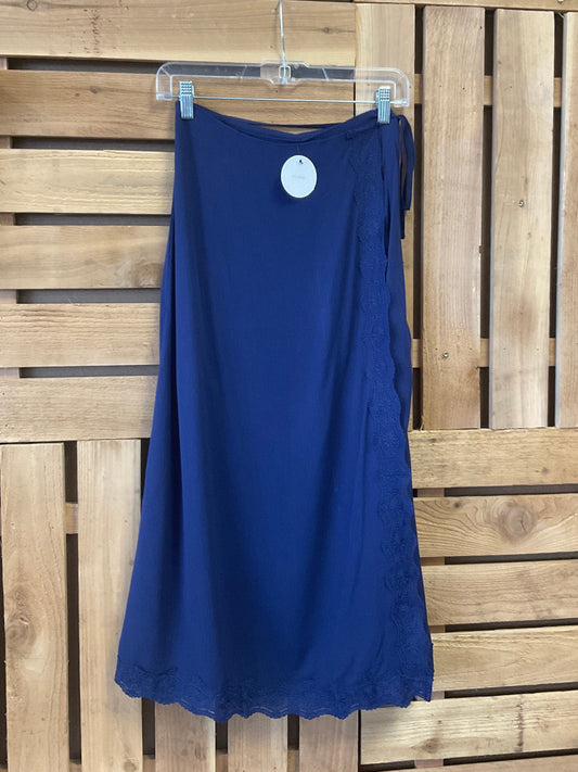 Crochet Trim Detailed Wrap Skirt