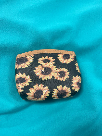 Sunflower Zipper Coin Purse