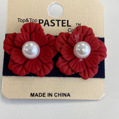 Flower Pearl Earrings