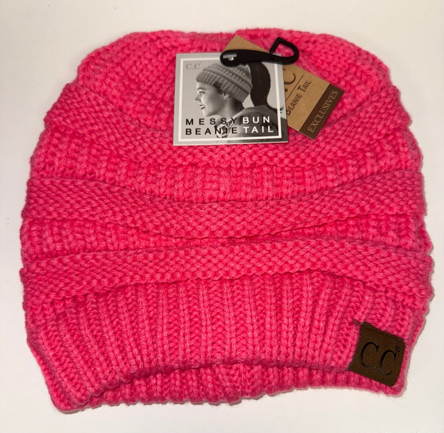 CC Messy Bun Beanie