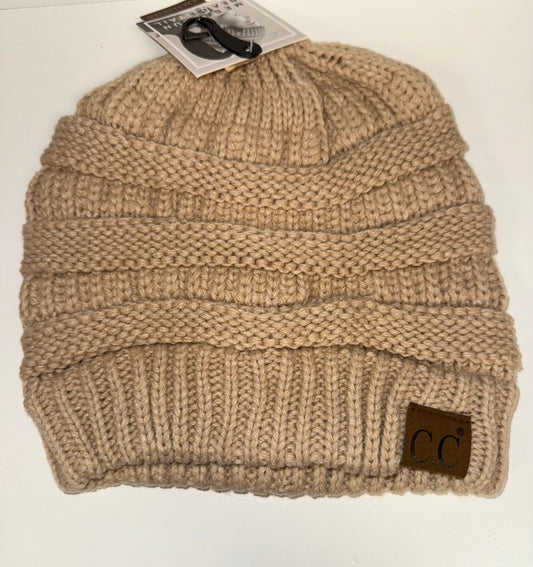 CC Messy Bun Beanie