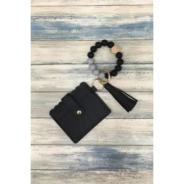 Beaded Bracelet Card Holder