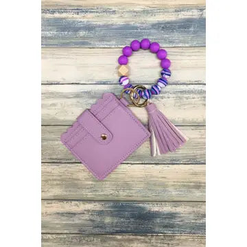 Beaded Bracelet Card Holder