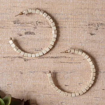 E - Blame It On My Roots Beaded Hoops