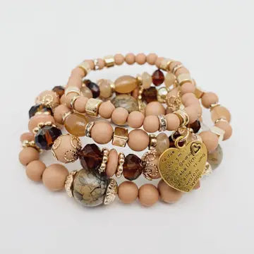 Bohemian Beaded Bracelet Set