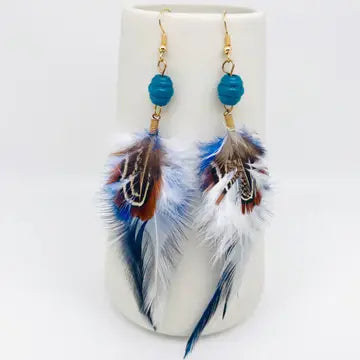 Bohemian Feather Earrings
