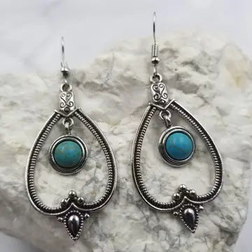 E - Boho Silver Turq