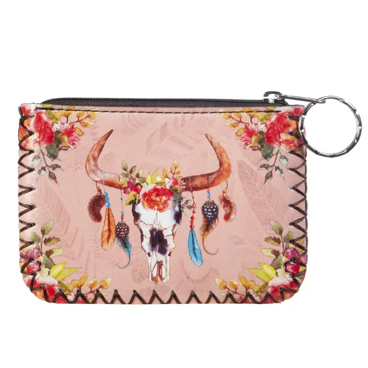 Bull Head Dream Catcher Coin Purse