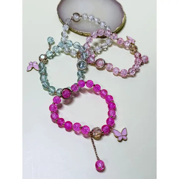 Butterfly Bead Bracelet
