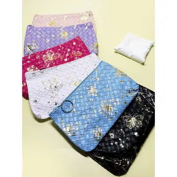 Butterfly Foil Print Coin Pouch