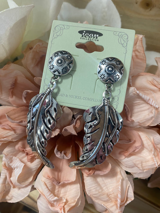 Fowler Feather Earrings