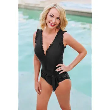 Cabana Life Ruffle Tie Swimsuit