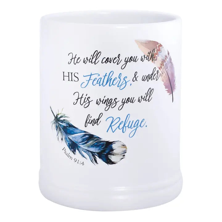 Candle Jar Warmer - Under His Wings