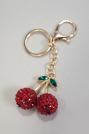 Cherry Drop Bag Charm