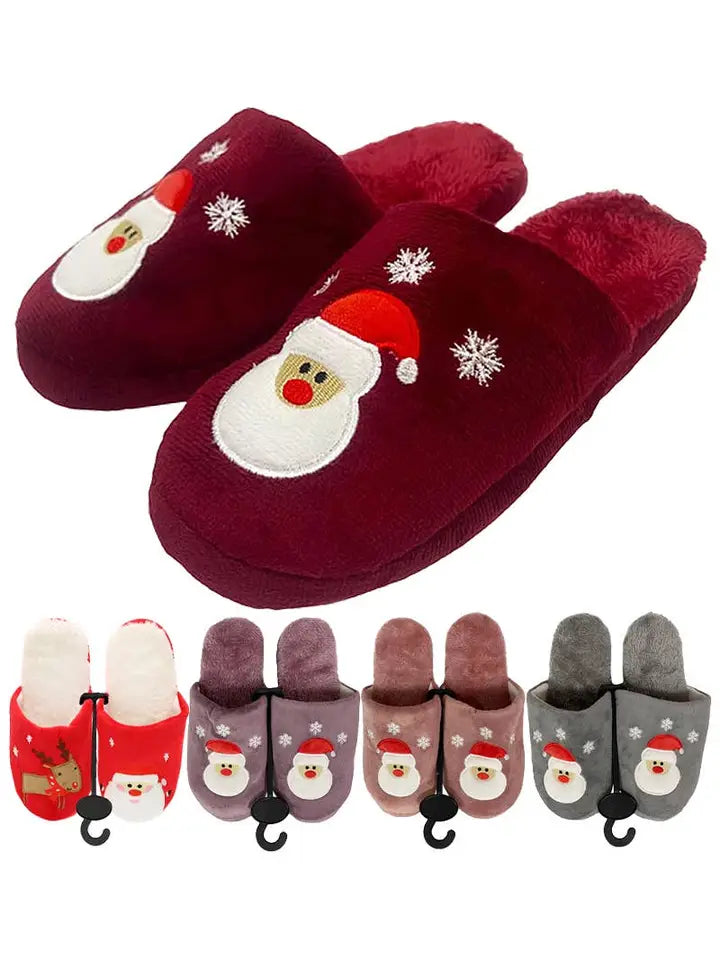 Christmas Fuzzy Fleece Slippers
