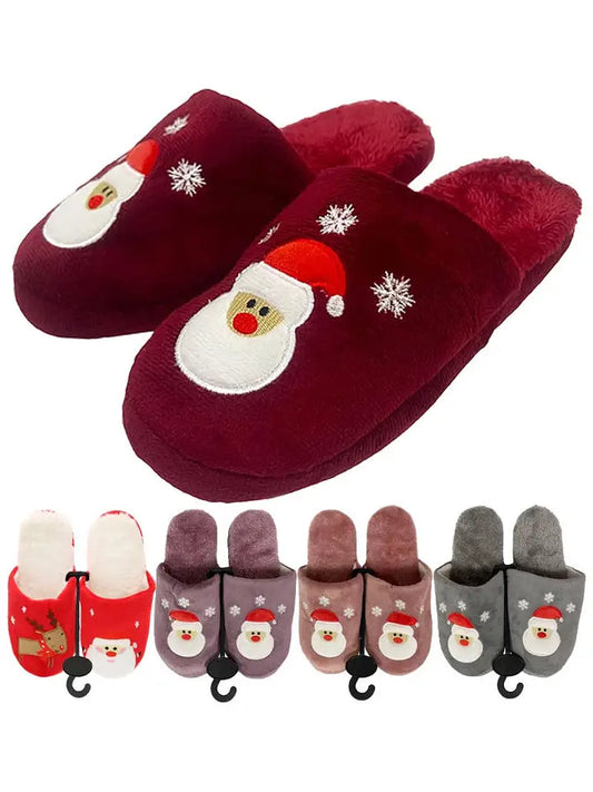 Christmas Fuzzy Fleece Slippers
