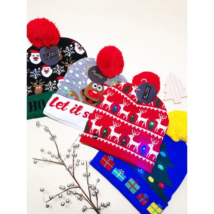 Christmas Light Up Beanie