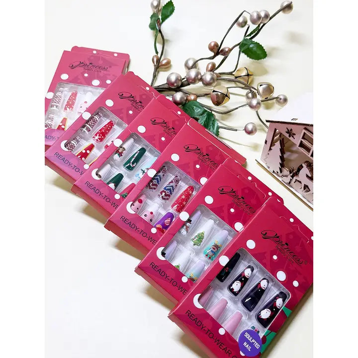Christmas Press On Nail Set