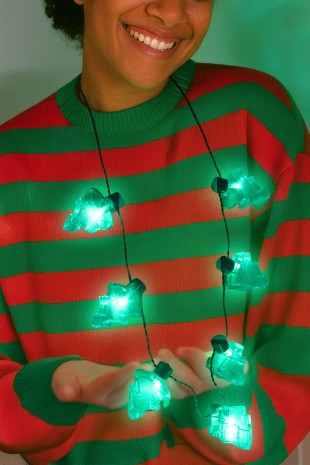 Christmas Tree Led String Necklace