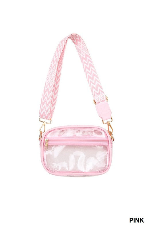 Clear Crossbody Bag W/ Strap