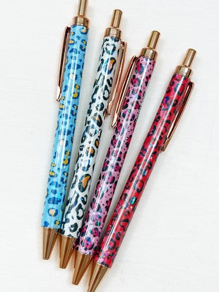 Colorful Leopard Print Pen