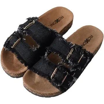 Comfort Double Buckle Sandals