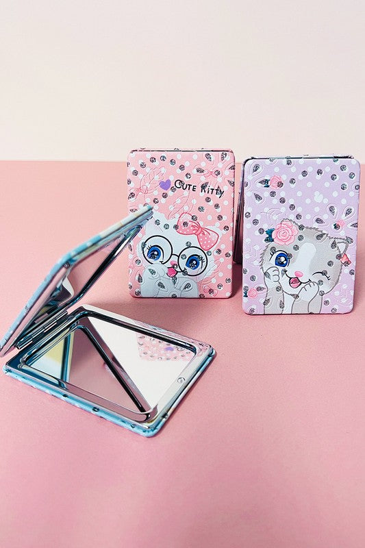 Cosmetic Mirror - Cute Kitty