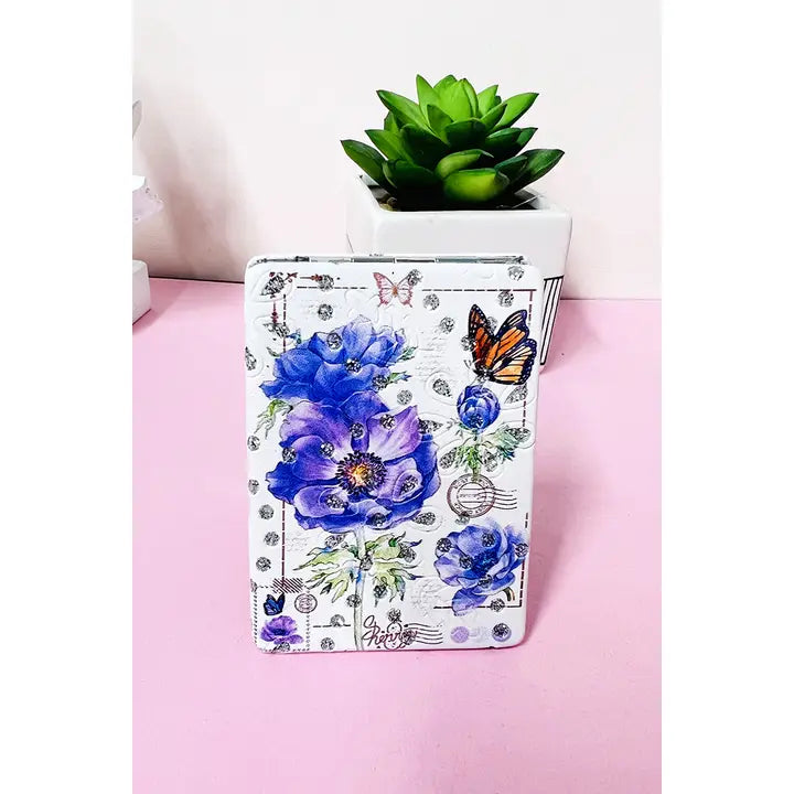 Cosmetic Mirror - Floral