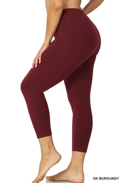 Cotton Capri Leggings Curvy