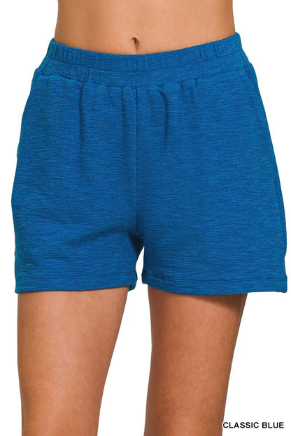 Cotton Slub Shorts