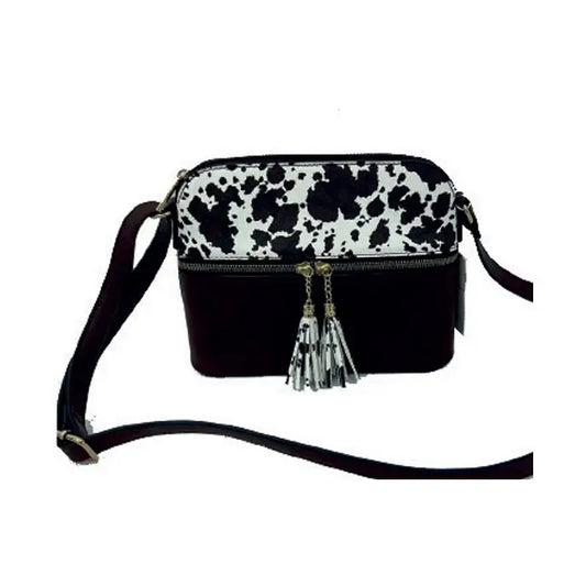 Cow Print Shoulder Bag