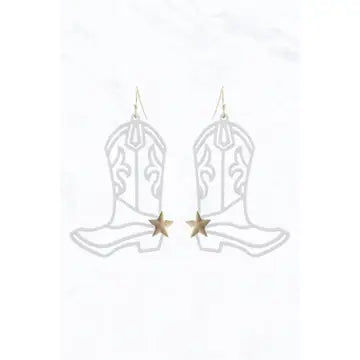 Cowboy Boots Earrings