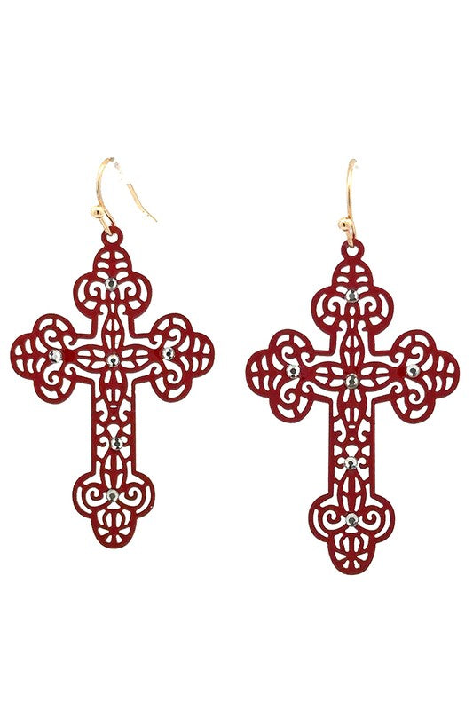 Cross Earrings