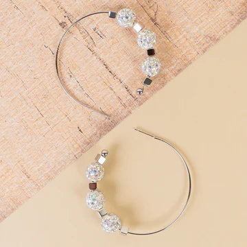 Crystal Hoop Earrings