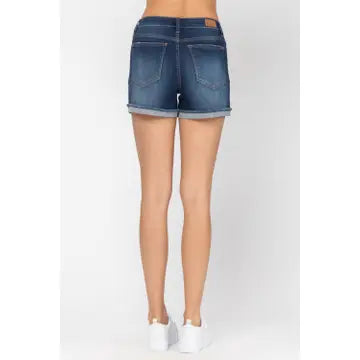 Cuffed Hem Shorts