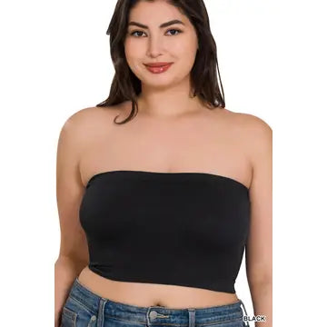 Curvy Seamless Bandeau Top