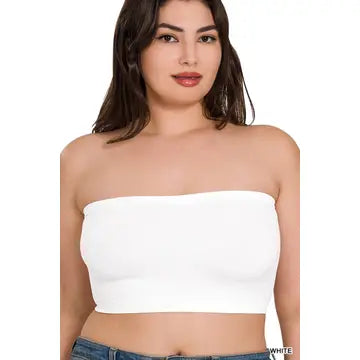 Curvy Seamless Bandeau Top