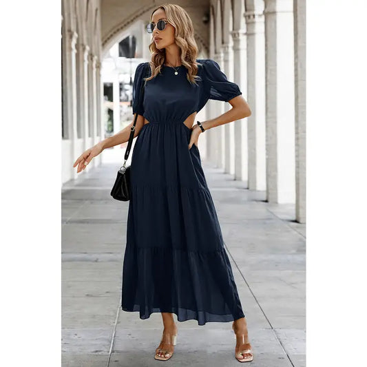 Cut Out Waist Dress