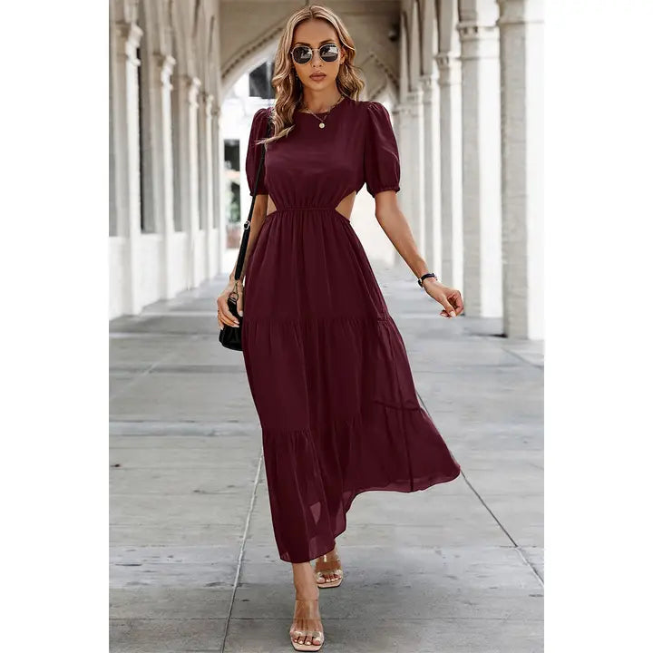 Cut Out Waist Dress