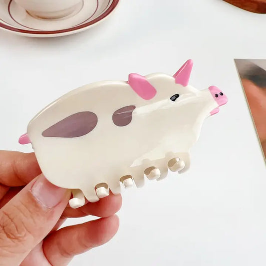 Cute Pig Hair Claw Clip