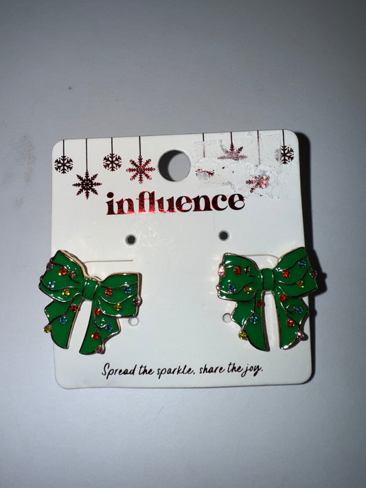 E - Christmas Lights Bow