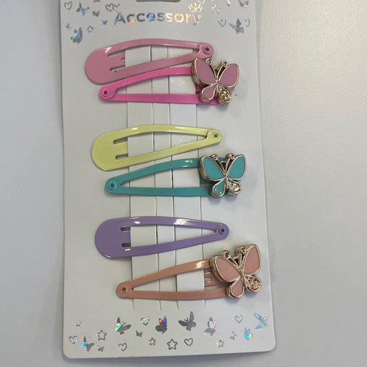Assorted Kids Butterfly Clip